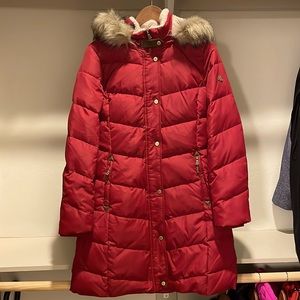 Red Ralph Lauren Puffer Coat, size M, never worn- brand new!